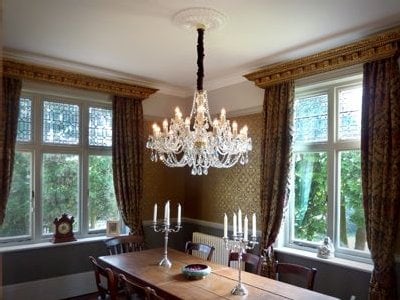 Pick the right size and style of Victorian chandelier for it’s required place