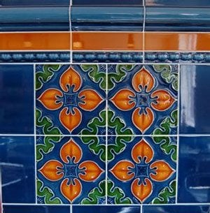 Victorian porch tiles