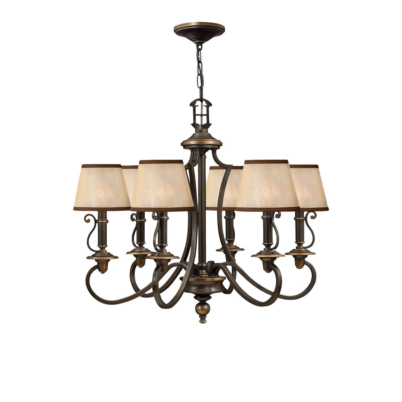 Plymouth 6 light pendant chandelier - Ceiling chandeliers