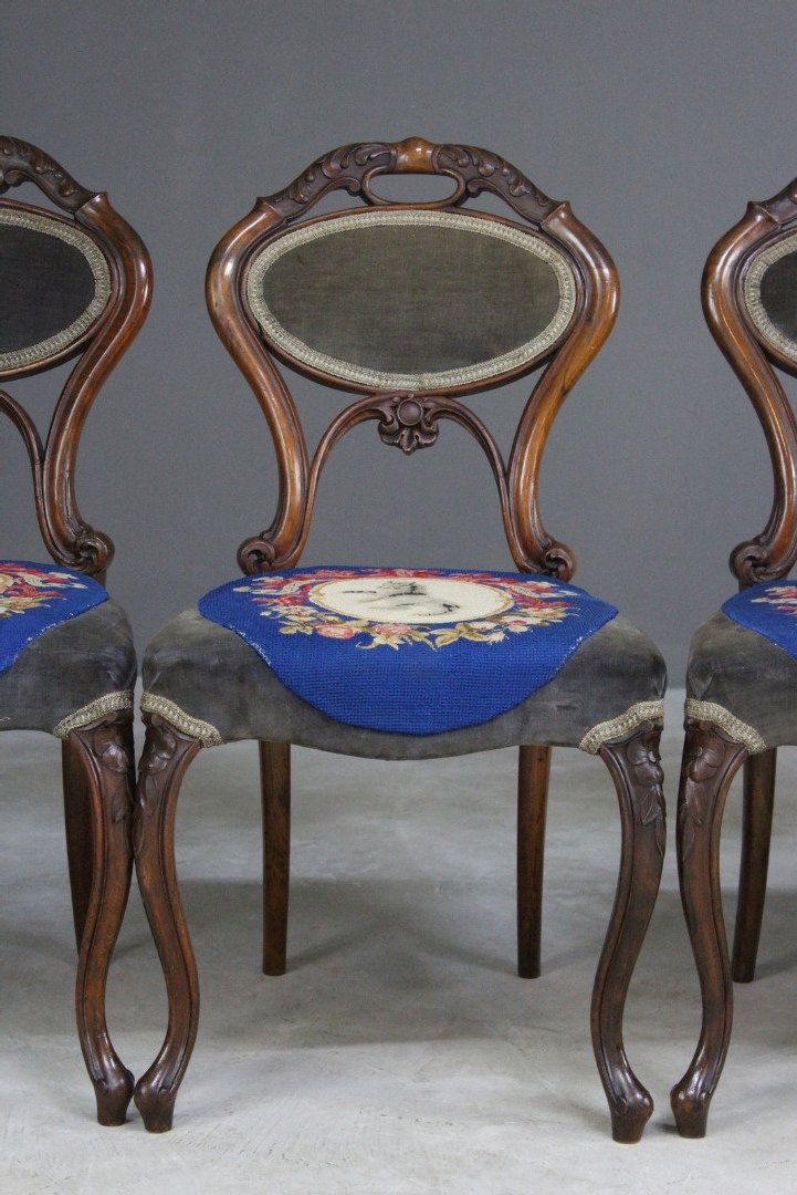 Antique walnut chairs