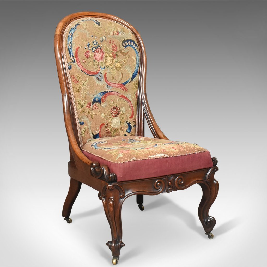 antique nursing chair