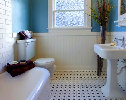 Period bathrooms and how to accommodate all mod cons