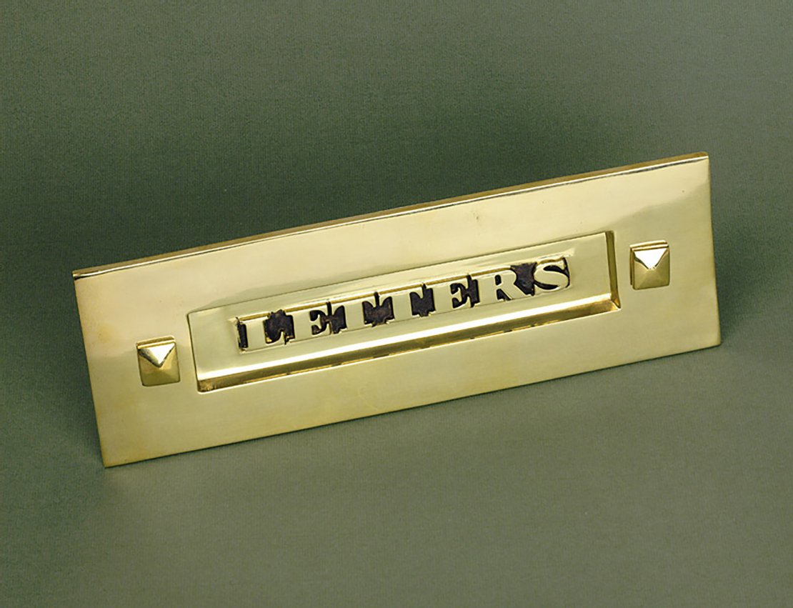 Oh brass letterbox
