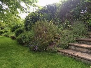 victorian garden steps