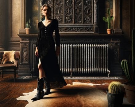 Gothic Western Decor - Romantic Americana meets melancholic foreboding?