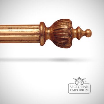 Specialist Finish Wood Painted Curtain Poles and Finials