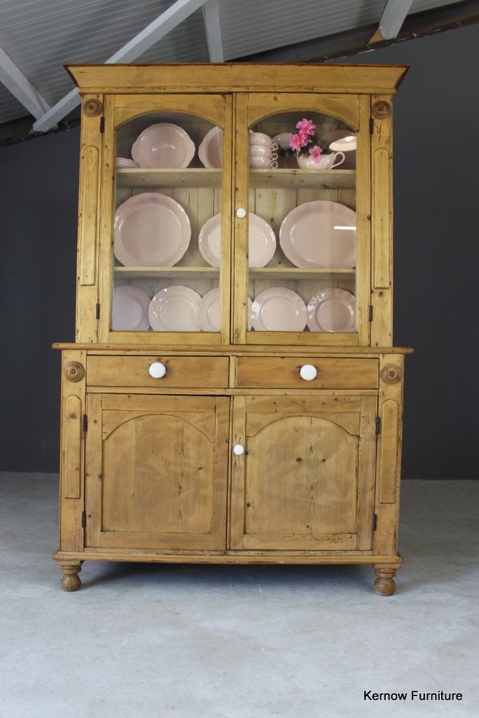 victorian pine dresser