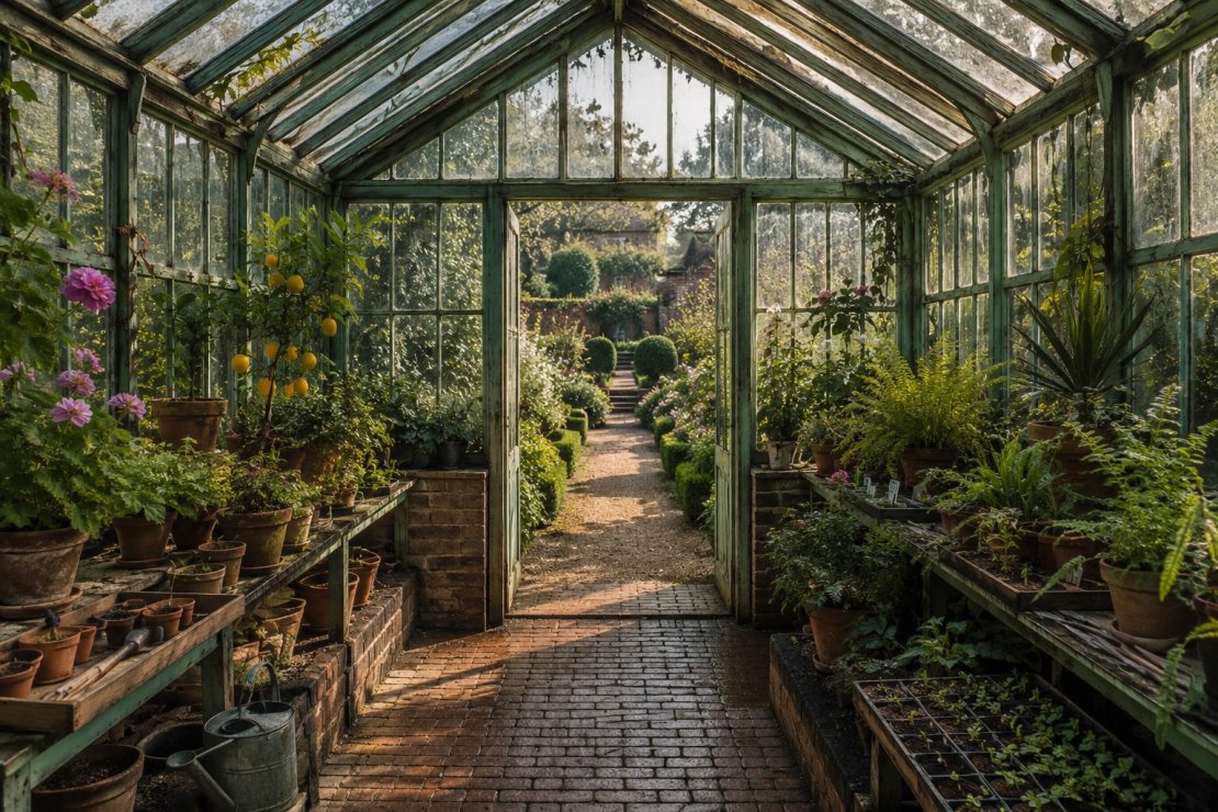 Classic Edwardian greenhouse