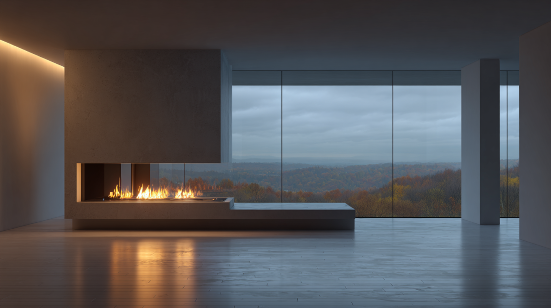 Contemporary house in the Catskills