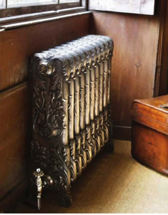 hand burnished cast iron radiator