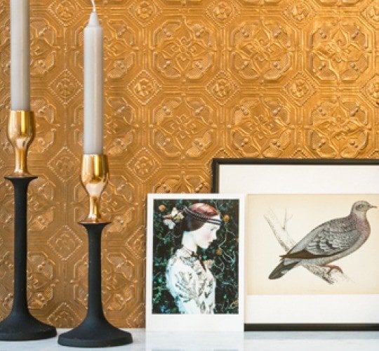 anaglypta wallpaper gold
