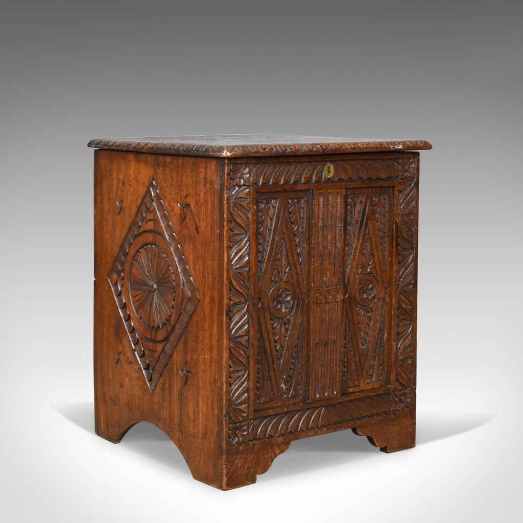antique oak coffer