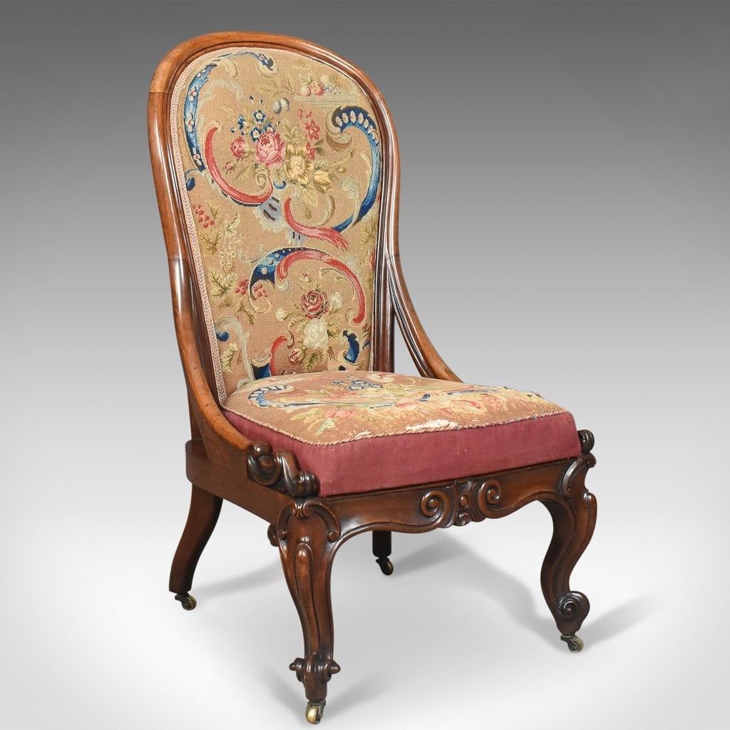antique nursing chair