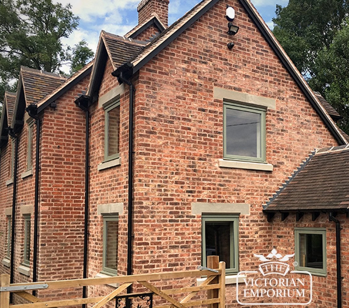 brick matching victorian house