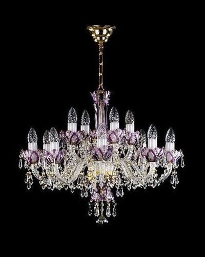 Coloured chandelier