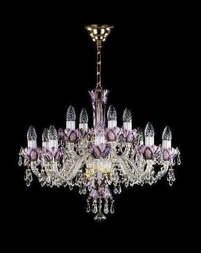 Coloured chandelier