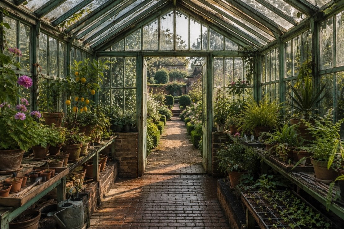 Classic Edwardian greenhouse