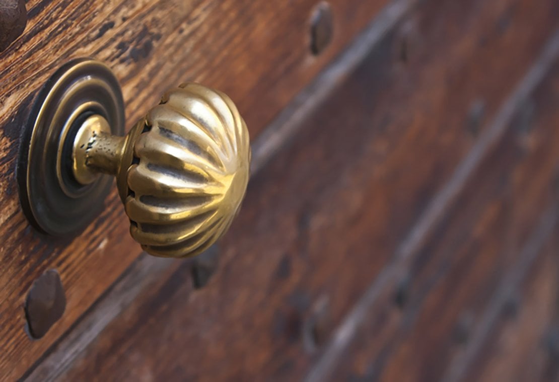 Door handle very old door