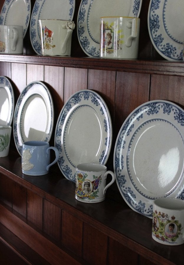 china on victorian dresser