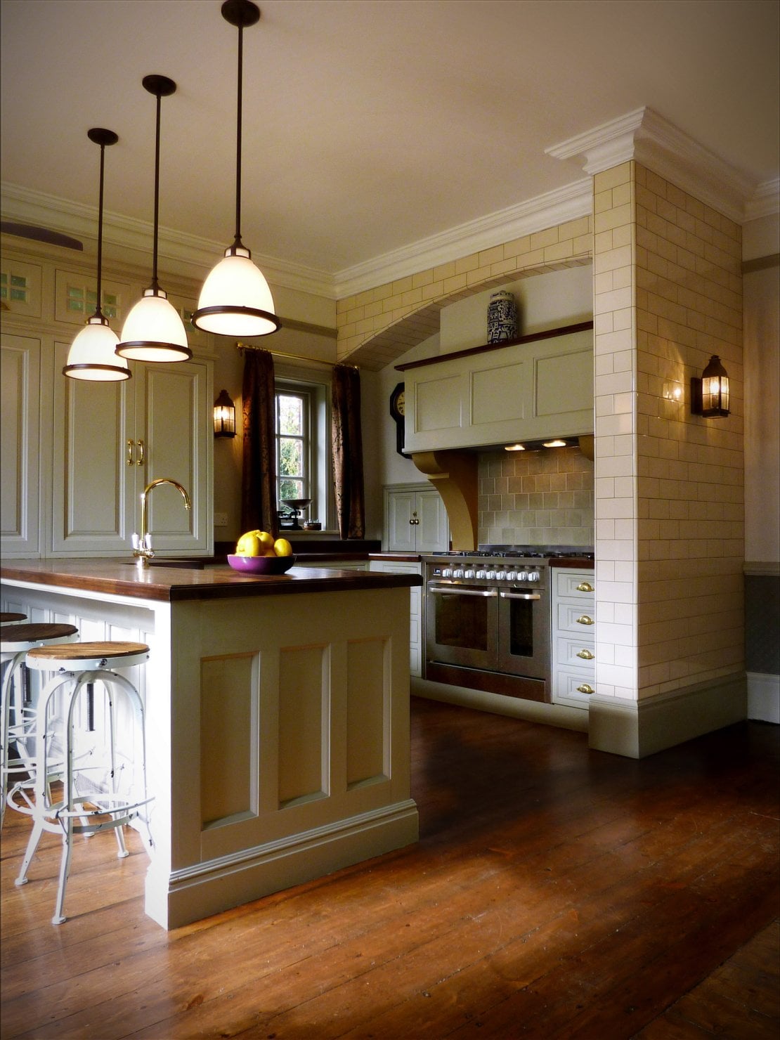 Kitchen victorian paint colours lighting
