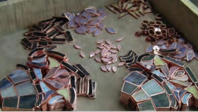 Making Tiffany lights