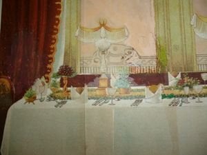 Victorian decor mural