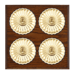 Decorative fluted light switches