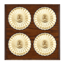 Decorative fluted light switches