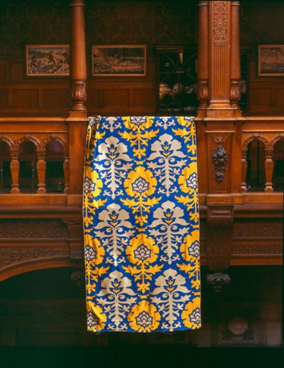 Victorian Fabric  Curtain Drape