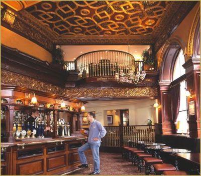 Victorian style pub interior