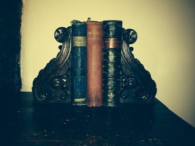Corbels used as bookends