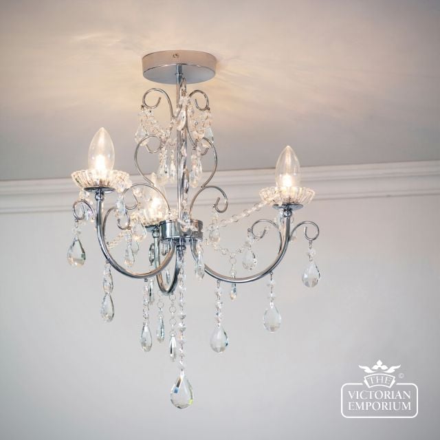 Tabitha 3 Light Semi Flush Ceiling Light 61251 1