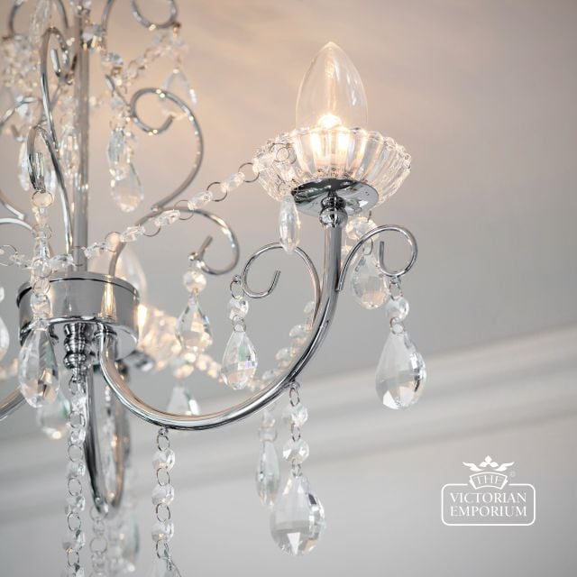 Tabitha 3 Light Semi Flush Ceiling Light 61251 2