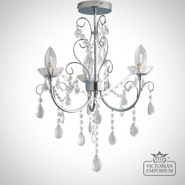 Tabitha 3 Light Semi Flush Ceiling Light 61251 4