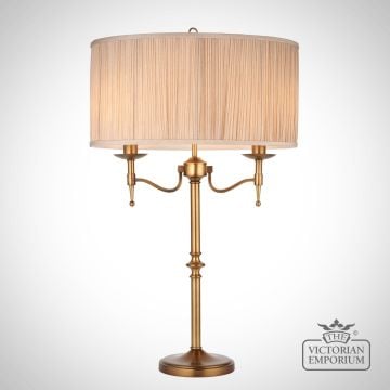 Stanford Antique Brass Table Lamp 63648