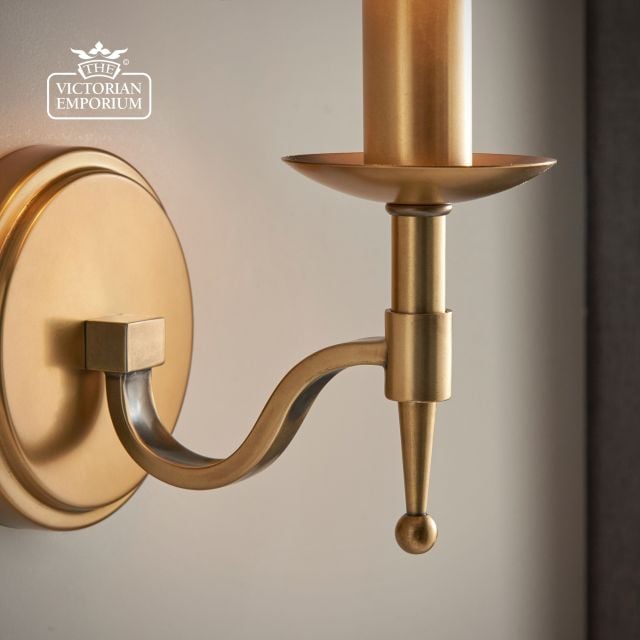 Stanford Antique Brass Single Wall Light 63653 3