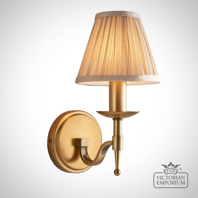 Stanford Antique Brass Single Wall Light 63653