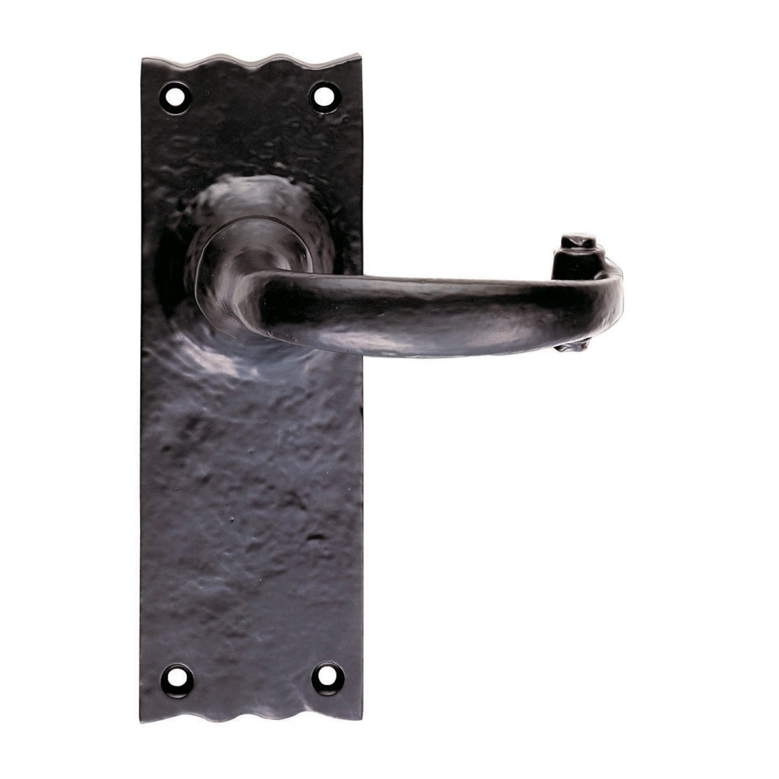Traditional lever latch handle