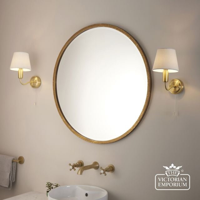 Conway Wall Light With Beige Shade And Pull Cord 93852 2