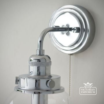 Cheswick Bathroom Wall Light With Pull Cord 96129 4