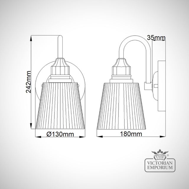 Addison Single Bathroom Wall Light Ld Qn Addison1 Bath