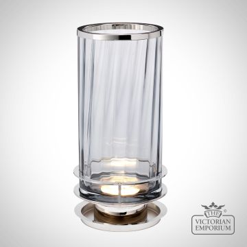 Arno Prismatic Glass Table Lamp Qn Arno Smoke Pn