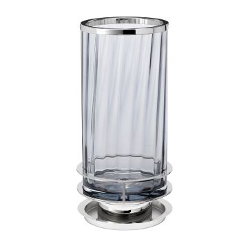 Arno Prismatic Glass Table Lamp Qn Arno Smoke Pn Off
