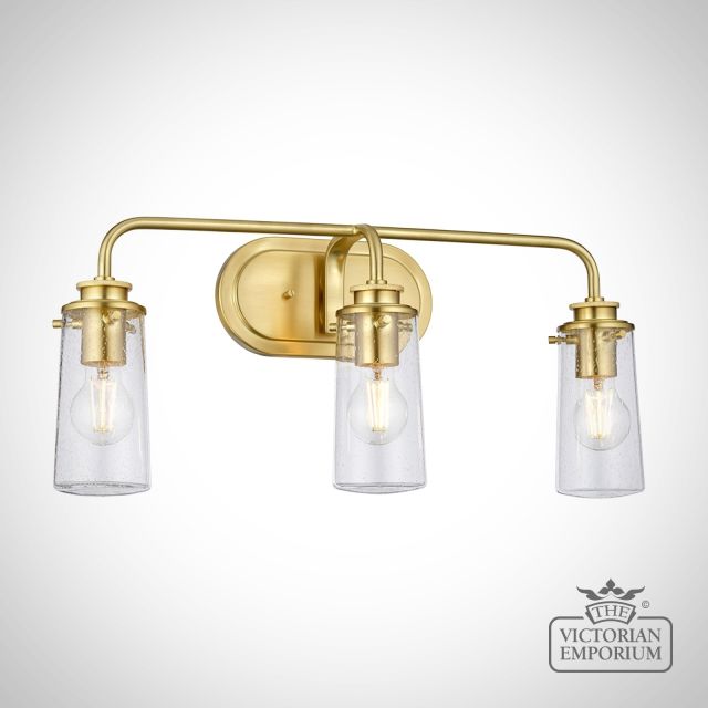 Bray Three Light Bathroom Wall Light Qn Braelyn3 Bb