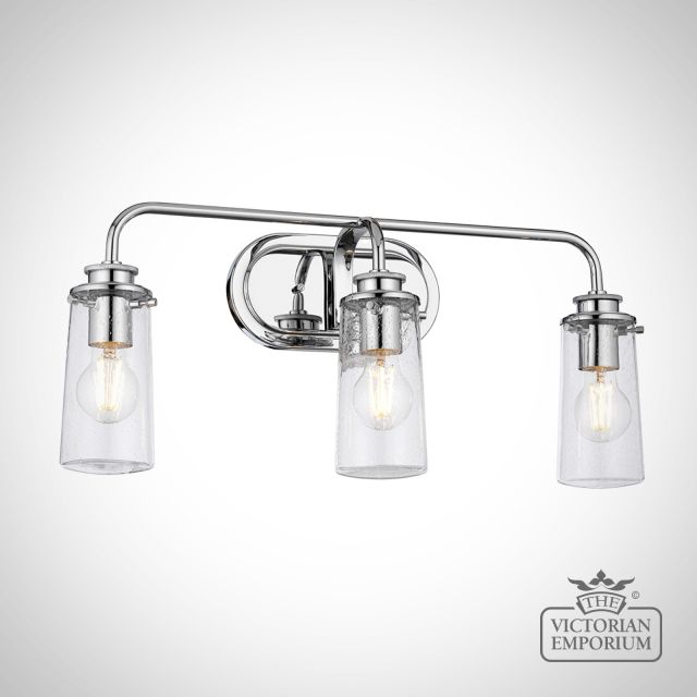 Bray Three Light Bathroom Wall Lightqn Braelyn3 Pc