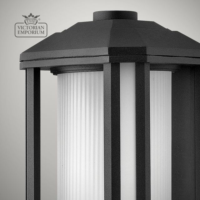 Castelle Medium Wall Lantern Qn Castelle M Blk Detail1