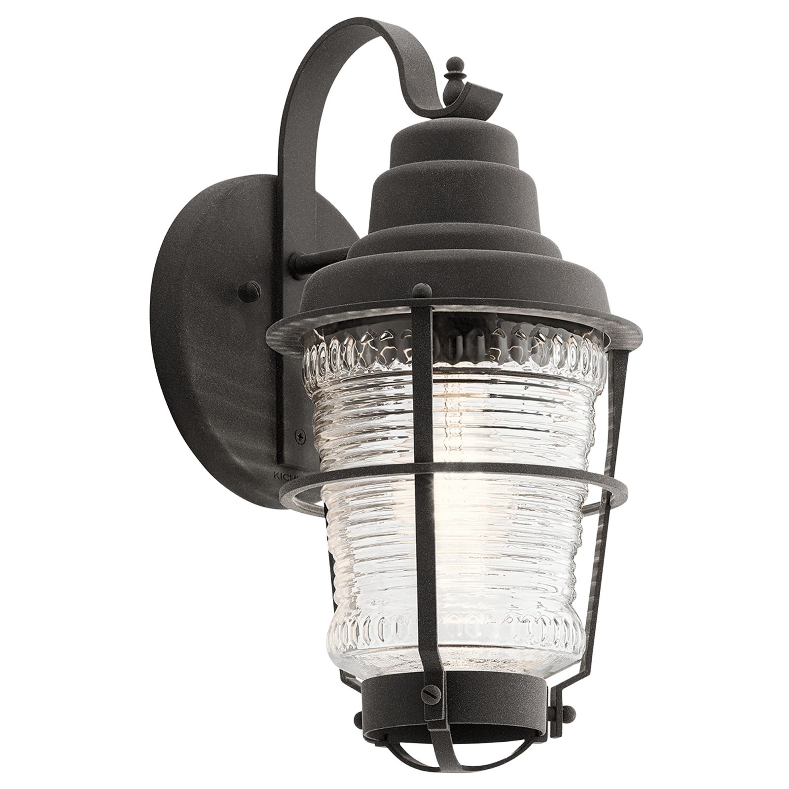 Chance Harbour Exterior Wall Lantern in Weathered Zinc in a choice of sizes