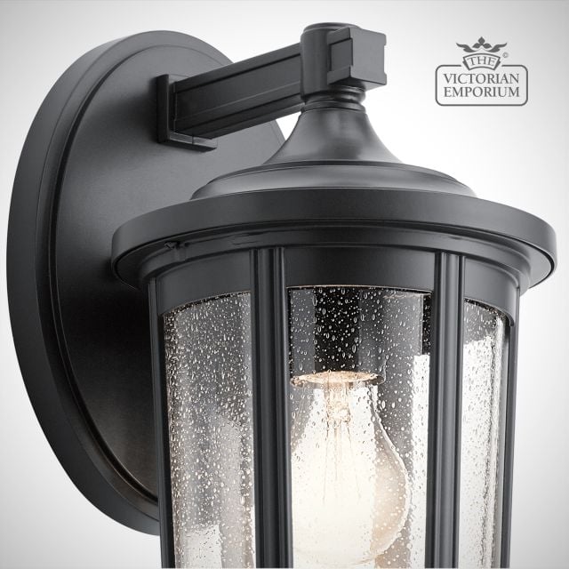 Fairfield Black Wall Light Qn Fairfield L Bk Detail2