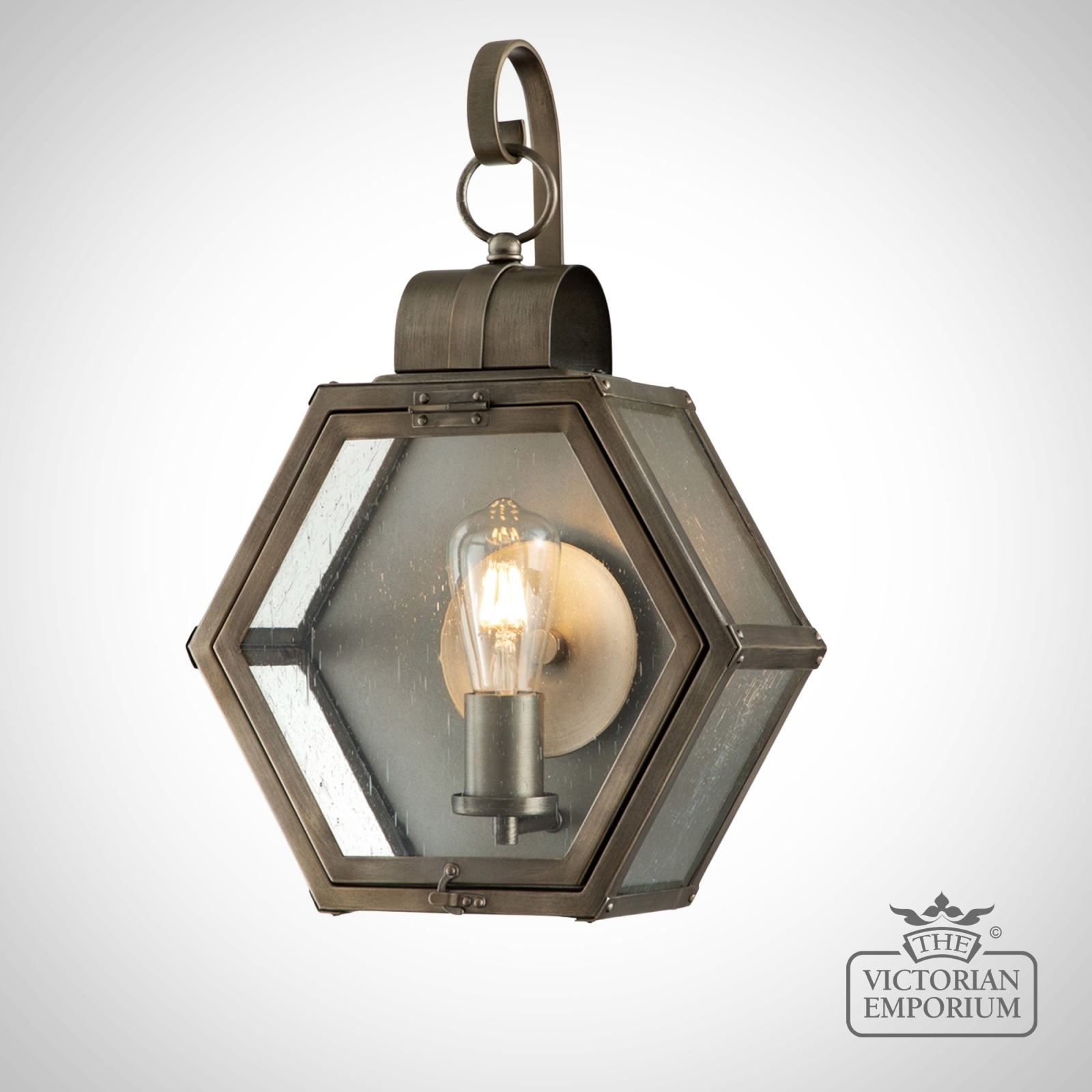 Heath Wall Light in Painted Burnished Bronze in a choice of sizes