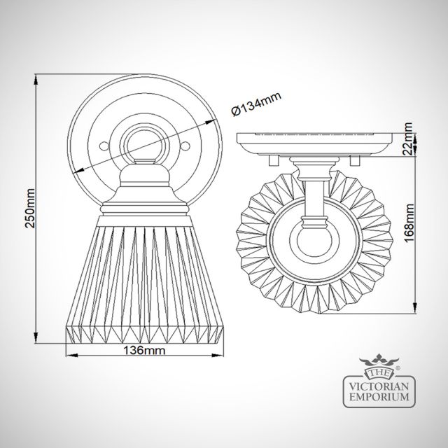 Keynes Single Bathroom Wall Light Ld Qn Keynes1 Bath